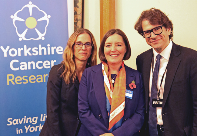 Συναντήσεις με τον οργανισμό Yorkshire Cancer Research
