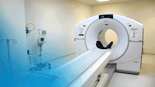 A PET/CT scanner